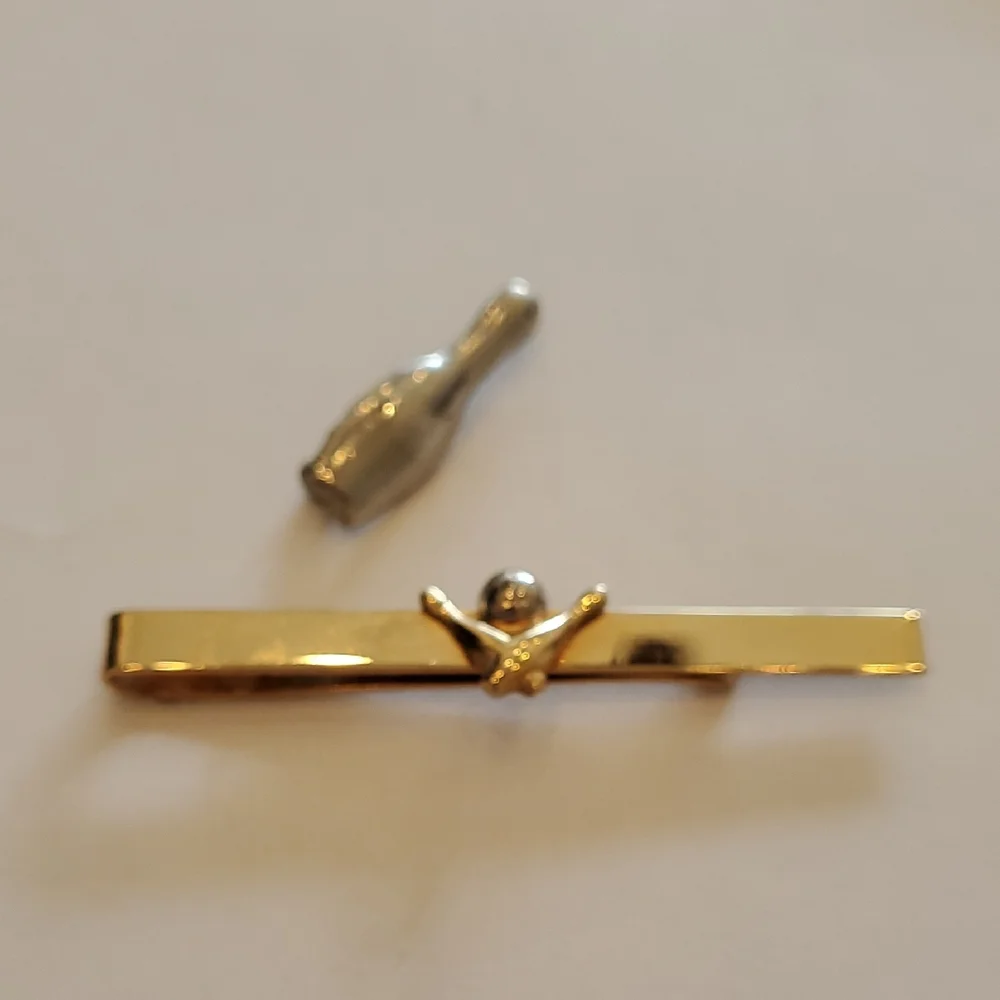 Bowling Tie Bar & Pin #1599